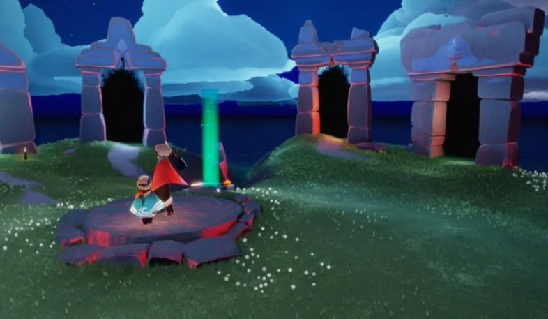 光遇怎么用手拿玫瑰