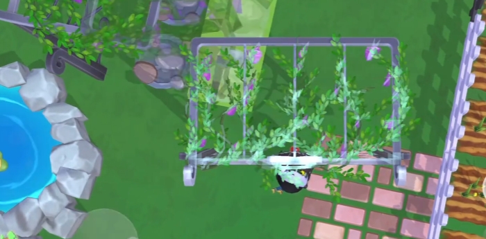 摩尔庄园装饰物怎么悬空