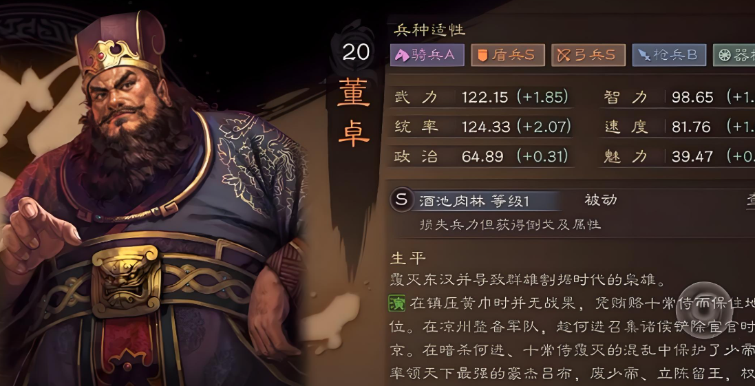 三国志战略版董卓左慈配什么