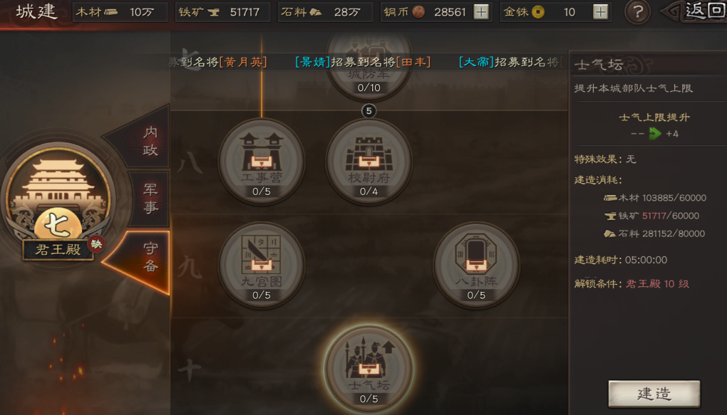 三国志战略版校尉府满级有什么用