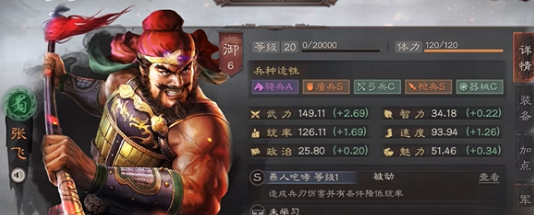 三国志战略版张飞用奋突加什么