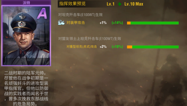 二战风云星级有什么用