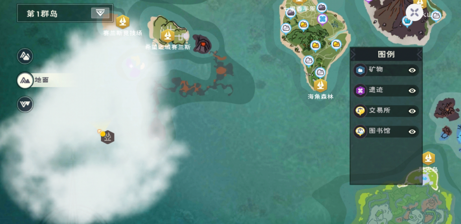 创造与魔法七里香古战场在哪 创造与魔法七里香古战场在哪