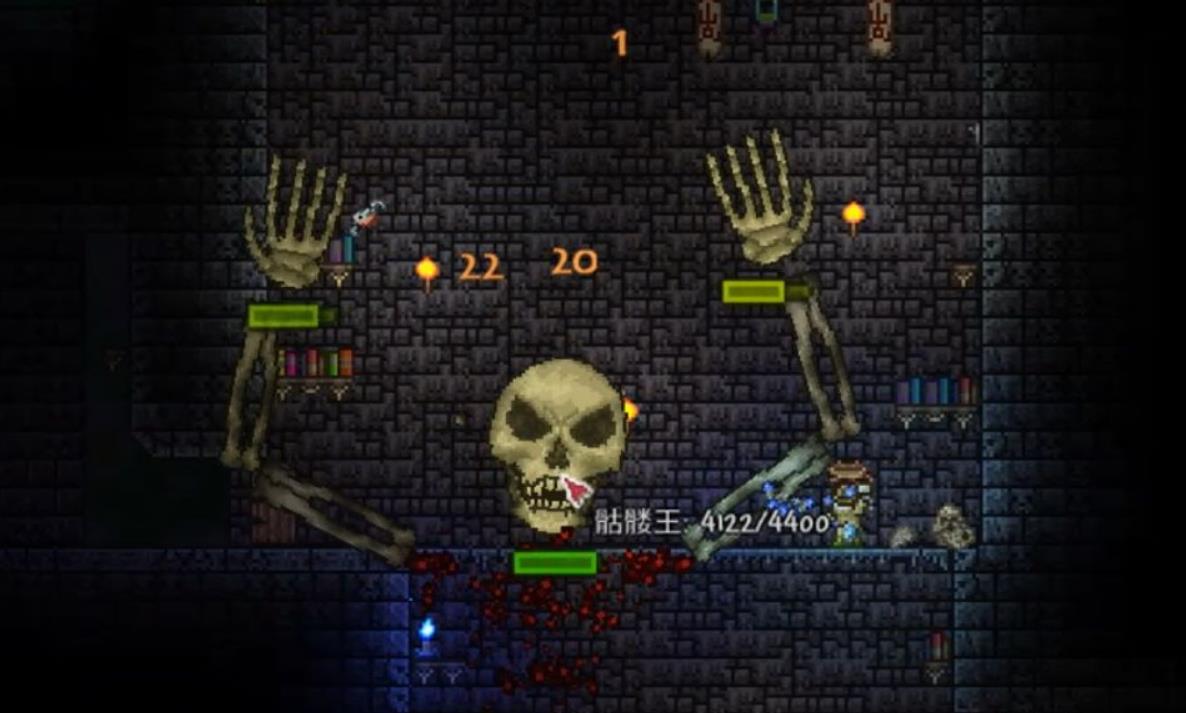 泰拉瑞亚专家骷髅王怎么打