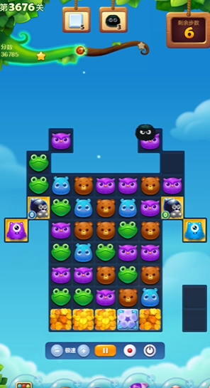 开心消消乐3676关怎么过 开心消消乐3676关怎么过