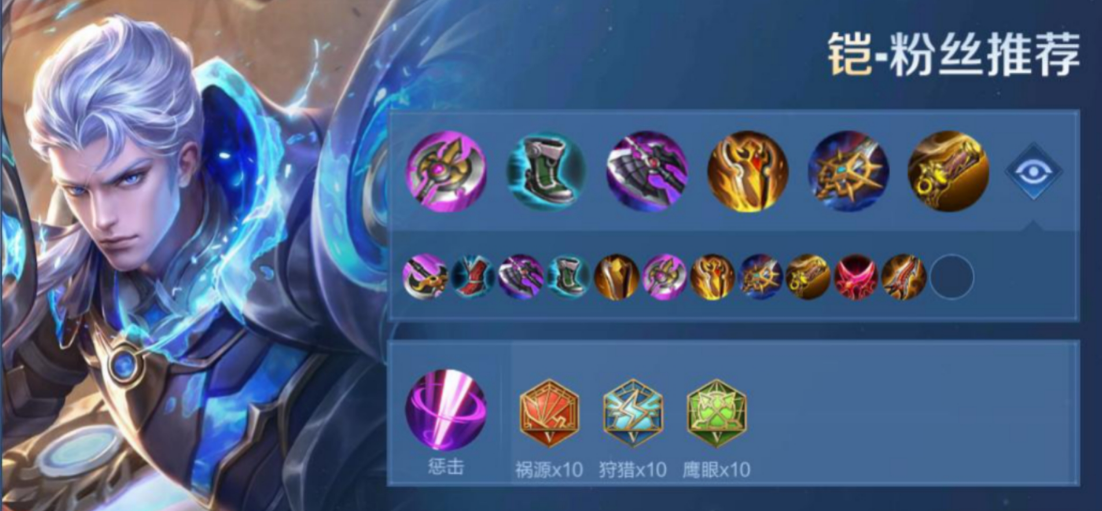 王者荣耀铠怎么出装是什么