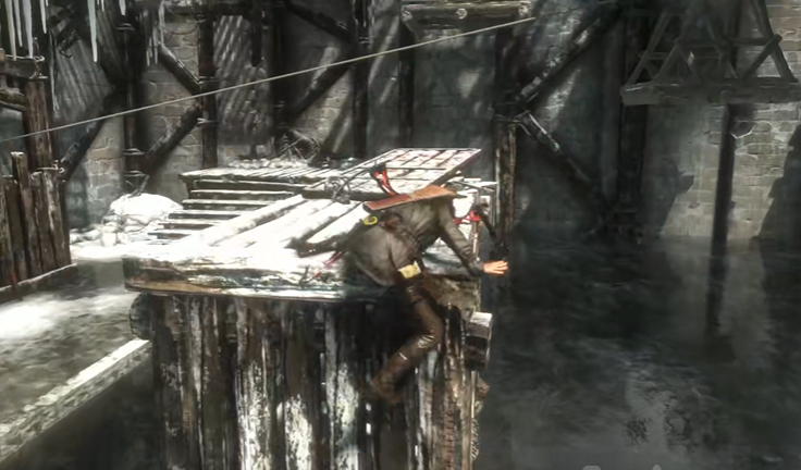 古墓丽影崛起邪恶溪谷门怎么过