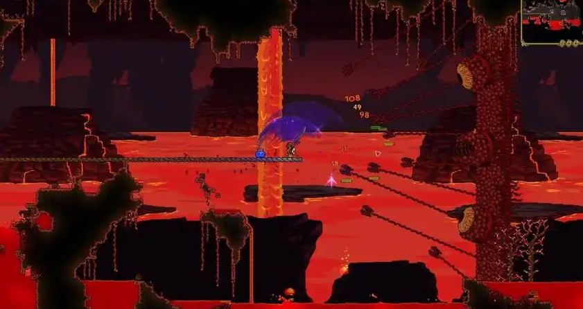 泰拉瑞亚肉山用什么武器打最好