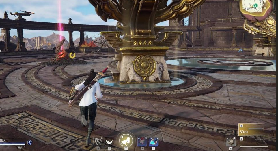 永劫无间雕像怎么转