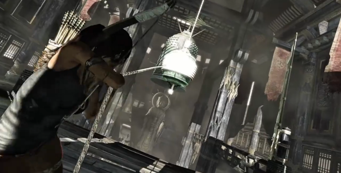 古墓丽影两个钟那里怎么过