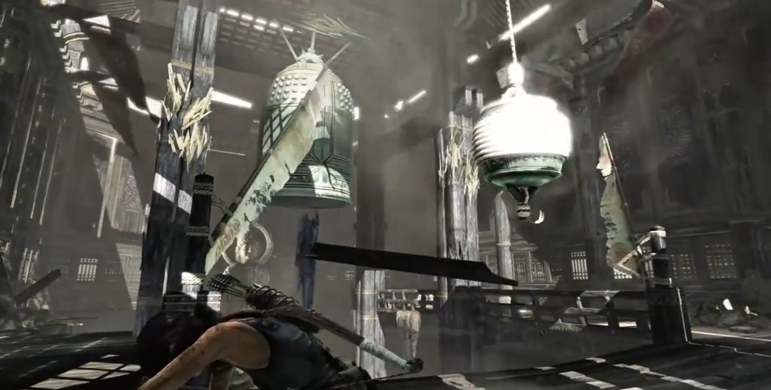 古墓丽影两个钟那里怎么过