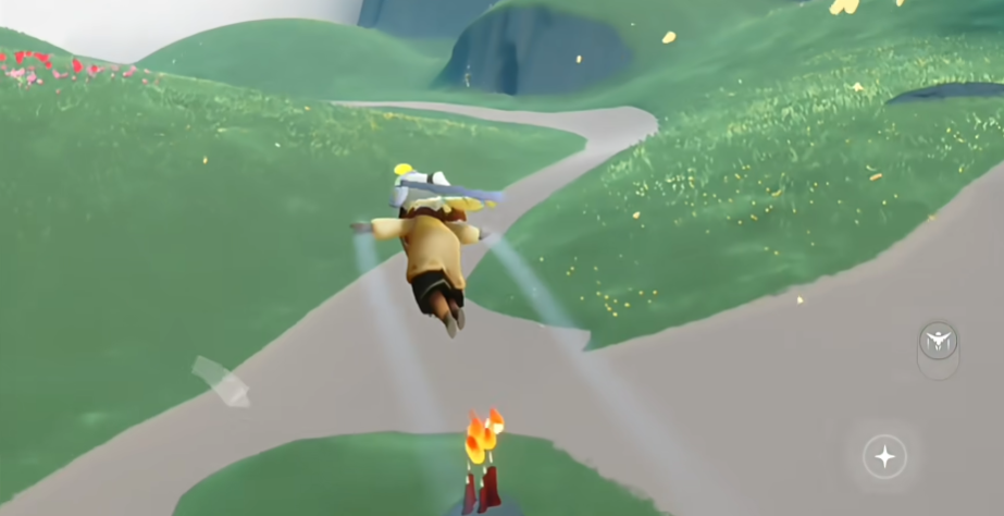 光遇如何快速跑完云野