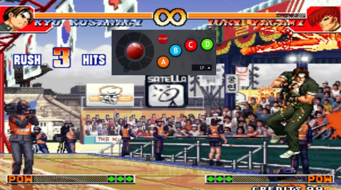 拳皇97火神怎么接大招