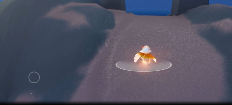 光遇中人物怎么遁地