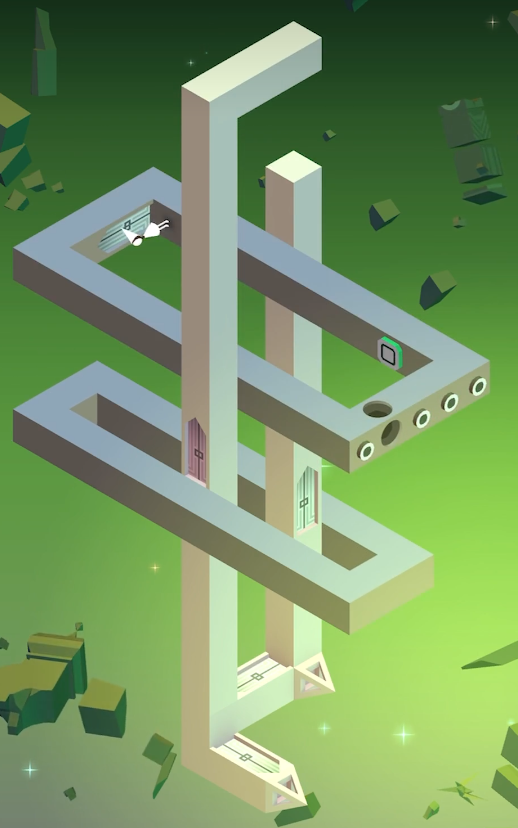 纪念碑谷两人怎么相遇