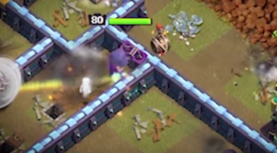 部落冲突炸弹人炸建筑吗