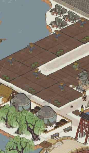 江南百景图田地怎么放