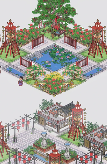 江南百景图灯笼怎么摆放