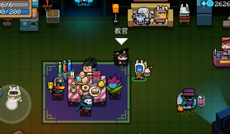 元气骑士大厅的教官有什么用