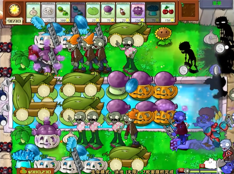 植物大战僵尸无限模式怎么过