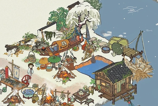 江南百景图哪能钓鱼