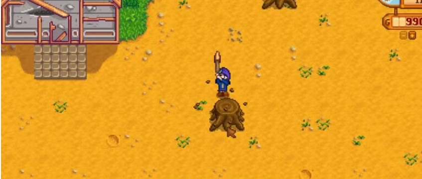 星露谷物语怎么获取硬木