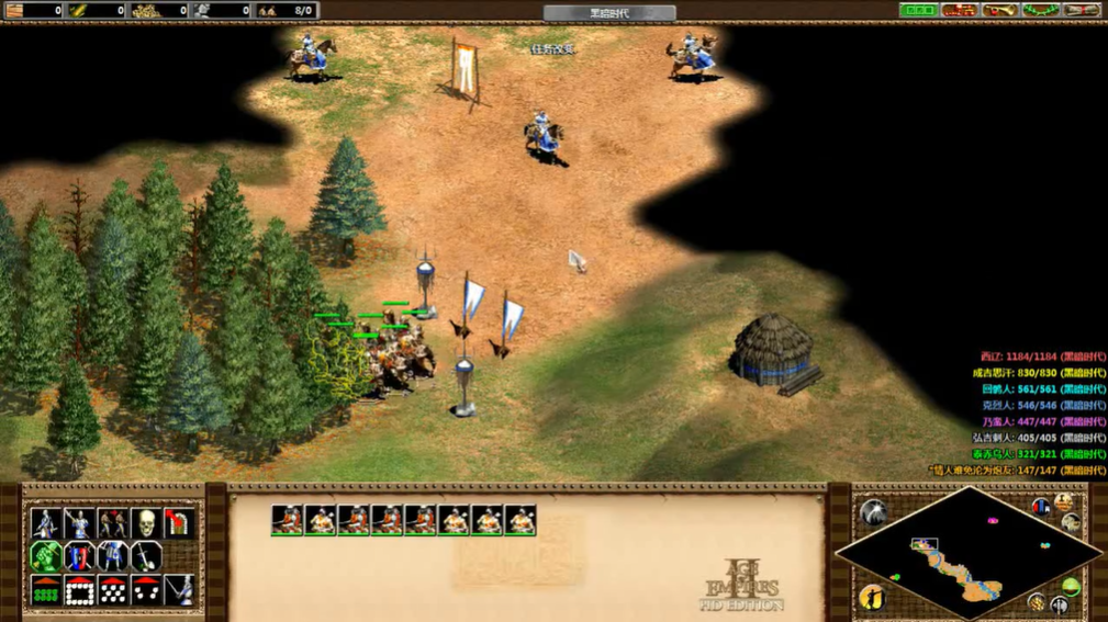 帝国时代2怎么打败乃蛮兵