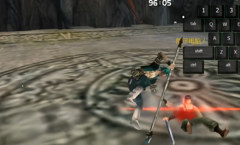 流星蝴蝶剑中怎样用长枪