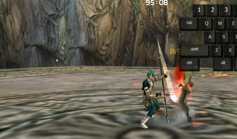 流星蝴蝶剑中怎样用长枪