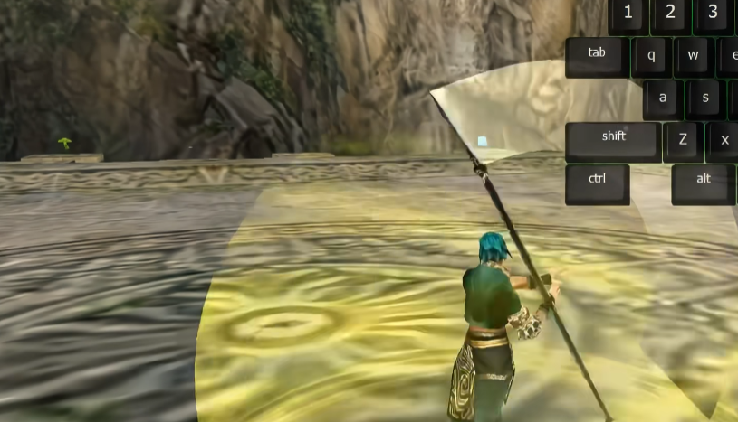 流星蝴蝶剑中怎样用长枪